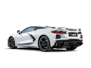 Akrapovic Slip-On Line (Titanium) Cat Back Exhaust For 2020-2023 Chevrolet Corvette C8