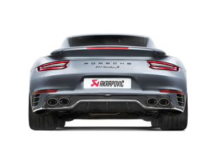 Akrapovic Slip-On Line (Titanium) (With Tips & High Gloss Diffuser) for 2016-2019 Porsche 911 Turbo/Turbo S (991.2)